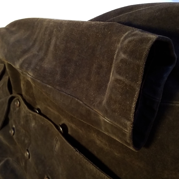 Danier chocolate suede jacket - Picture 6 of 7